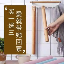 Hanging rolling pin solid wood chopping board set household commercial size dumpling skin large size noodle stick baking tool