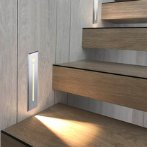 Home indoor intelligent human body sensing embedded floor foot light hotel aisle stairs steps step light kick light