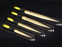 Gold file mini mahogany file woodworking file hardwood frustration wood carving hair file pointed wood file handmade DIY set