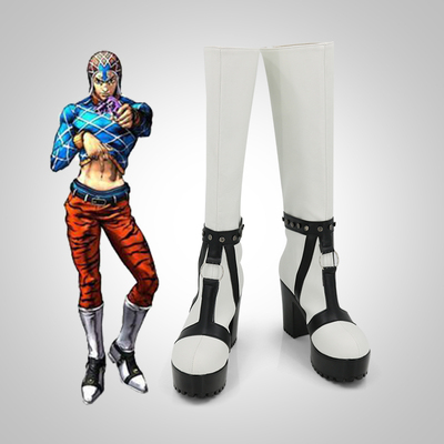 taobao agent Jojo's Wonderful Adventure Fifth Misda Different Color Cosplay Anime COS Boots