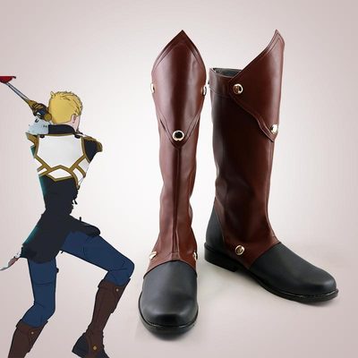 taobao agent RWBY Qiang Yak COS Shoes Custom COSPLAY men's boots support viewing pictures