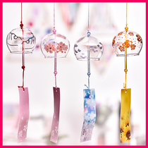 Summer and wind wind chimes Japanese hanging handmade bells glass hipster creative bedroom pendants Tanabata gift