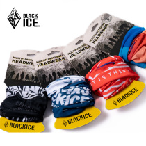 Black Ice Coolmax 100 Changing Magic Outdoor Headscarf for men and women sunscreen and sunscreen Neck riding mask Neck Bush Tide