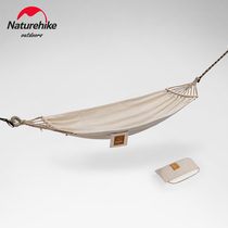 Naturehike hustle canvas hammock outdoor swing Net Red single field anti-rollover hanging chair adult camping