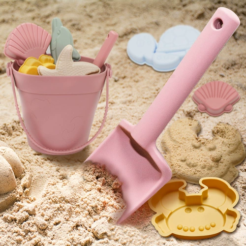 Детский пляжный космический силикагелевый резиновый рукав, комплект, детская уличная игрушка, лопата для игр в воде из мягкой резины, ведро, семейный стиль