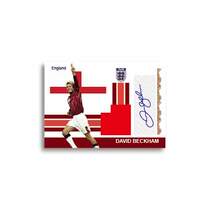 2019 Flag Background Jersey Star Card England Beckham Stamp