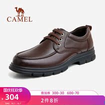 Camel outdoor shoes men 2021 Autumn New British urban leather soft and comfortable business casual leather shoes men