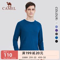 Camel Lingerie Fall Slim warm sweater Mens Korean version Loose Pure Color Sweatshirt Casual Beating Undershirt Tide