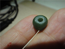 Krobo hand pinch green old glazed beads Buddha beads multi-treasure string beads with beads bucket beads old beads 123