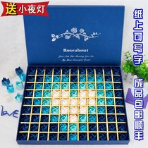99 handmade origami Kawasaki roses DIY hand kneading paper flower material package Finished gift box Valentines Day gift