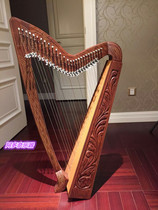 British imported harp 27-string Harp full chromatic key rosewood Celtic Irish harp Adonai