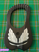 British imported musical instrument Lilaqin 10 string Lyre hand-carved various designs
