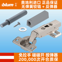 BLUM Springless powerless Hinges No hinges Touch-open hinges Push-button bouncer Bouncer No handle