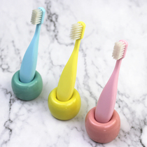 Japanese ci childrens toothbrush soft hair fat handle Baby Baby Baby Baby teeth training toothbrush 0-1-1-2-3-4-6 years old and a half