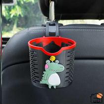 Car water bottle holder fixed bag box Cup with inner rear seat back multifunctional hanging trash can steam supplies women
