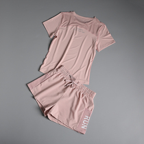 Summer Running Suit Women 2022 New Outdoor Sports Fitness Speed Dry Thin style Fitness Room Morning Runs Yoga Clothes