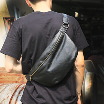 Mens chest bag FASHION TRENDS SINGLE SHOULDER BAG MOVEMENT SKEW SPAN BAG Purse Large Capacity Retro New Satchel