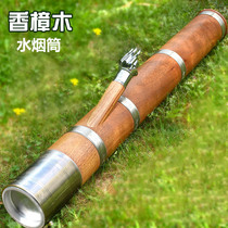 Yunnan camphor wood natural water pipe hookah water pipe boutique gift hookah big smoking set