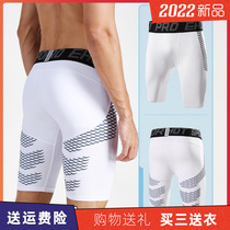 Professional Fitness Shorts Male Running Shorts Shark Tattoo Tights Sports Shorts Speed Dry Pants Basketball Tight Shorts