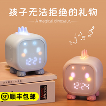 Small alarm clock for students childrens boy and girl bedroom bedside clock 2021 new smart and powerful wake-up alarm