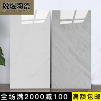  Medium plate glazed all-ceramic porcelain throwing Living room interior wall wall tiles 400x800 all-body marble tiles Bathroom Kitchen