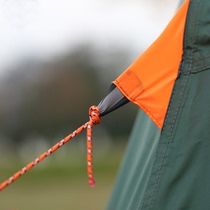 Outdoor tent nylon rope solid windproof rope 2 meters wind rope adjustment anti-slip buckle nail sky curtain fixed rope