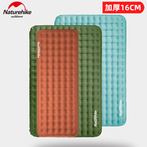 Naturehike Duoker TPU thick double inflatable cushion camping nap portable moisture mat outdoor floor mat