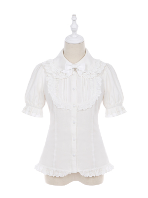 taobao agent [Dear Dolls] L1024 Original Lolita wild short -sleeved shirt