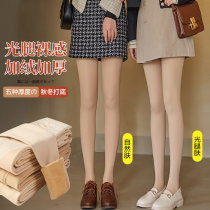 Stocks female trousers velvet leg artifacts spring and autumn winter wear thicker plus meat bottle socks