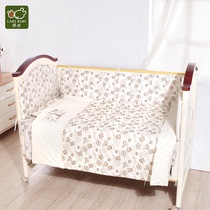 Rabbi crib bed fence baby cotton bedding splicing bed Wall soft bag baby anti-collision fence cloth can be removed and washed