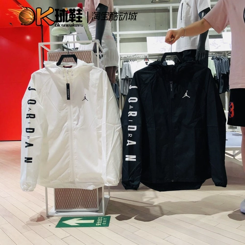 Air Jordan AJ Черно-белый ветер ветер Wind Wind Kill Thine Jacket 939969-100-010