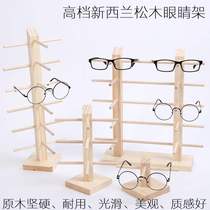 Glasses display glasses shop display props decoration sunglasses display rack wooden display rack retro