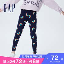 Gap Girl Elastic Cute Printed Knit Pants 813075 Spring 2022 New Children Dress S-up Underpants
