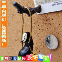 1 Color 1 grain resin Hayao Miyazaki swing no face male press nail I color nail creative Cork Big Head push nail wall nail