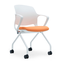 Simple mobile training chair conference room chair folding office computer chair institutional reception chair conference chair conference chair negotiation chair