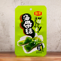 (Full 38) Guosheng kelp knot 60g mountain pepper flavor open bag ready-to-eat pickles Putian snacks independent packaging