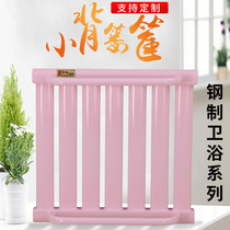 Toilet radiator household copper-aluminum composite heater steel small back basket wall-mounted surface radiator