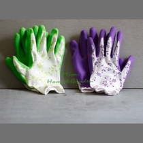 MimiHome Printed Gardening Stab-proof Waterproof Gloves Rubber Breathable Wear-resistant Soft Elastic Good Hot Sale
