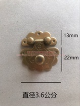 3 6 cm antique furniture jewelry box box buckle Copper old-fashioned lock buckle buckle Chinese accessories Zinc alloy