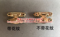 26 * 15 GOLDEN GIFT BOX Buttoned Butterfly Tabuckle Cursor Tager Buttoned box accessories Wooden Box Mini Small Tablock