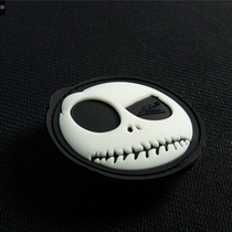 Creative Personality Morale Badge Magic Sticker Octopus Luminous Clown Stickup Round Big Stickup Noctilucent Effect Good