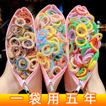 Childrens rubber band does not hurt hair plush Hairband 200 high elastic girl tie hair accessories baby cute head rope