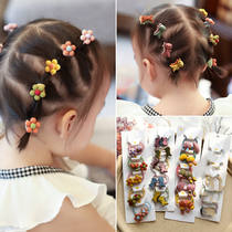 Tie hair tie head rope rubber band headgear girl baby does not hurt hair elasticity good cute Hairband floral headdress