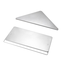 Kömann CAMPINGMOON STAINLESS STEEL IRON MESH TABLE SQUARE TABLE PLATE TRIANGLE LINK PLATE HEAT RESISTANT REFRACTORY BONFIRE TABLE