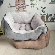 Resistance to cold and cold winter extra thick thick deep sleeping kennel pet bed cat nest teddy bear