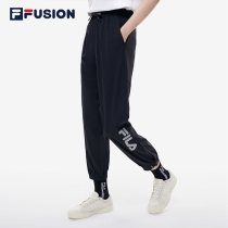 FILA FUSION File Tide Cards Knitted Trousers Women 2022 Fall New Fashion 100 Hitch Casual Pants Women Pants