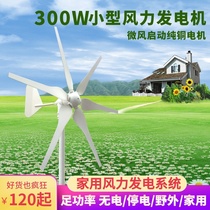Solar wind turbine 12v24v48v500w wind power generation system mountain fishing boat wind power generation