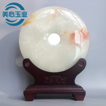 Natural safety buckle living room porch wine cabinet home wine rack home decorations TV cabinet office housewarming ornaments