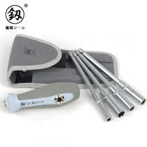 Japan Fukuoka tool extended sleeve head deepened wind batch head outer hexagon electric nut socket screwdriver set set