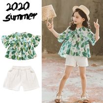 Girls summer suit 2020 new Korean fashion childrens clothing two-piece set foreign style fashionable girls summer fashion clothes